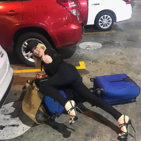 What is she doing? by imnotjavier