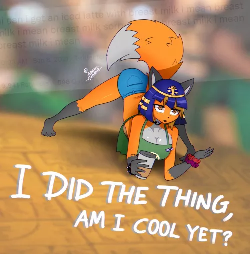 What? It's just an ordinary me-Oh my Goodness! (art by me @angrycaboose) by AngryCaboose