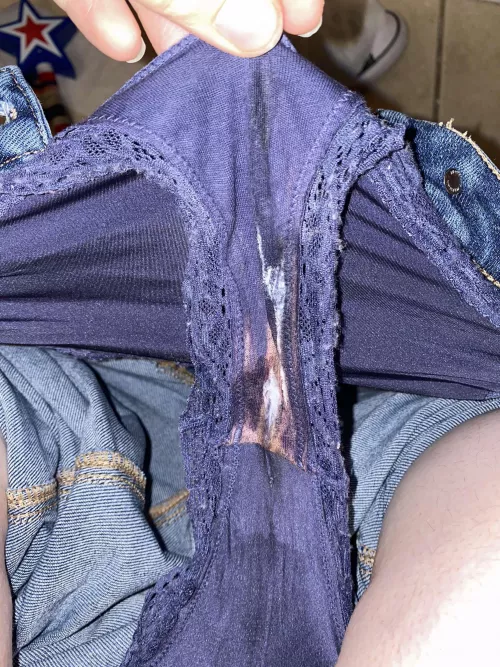 What my panties look like after a day at work 🥵 by goodgirlfetishs