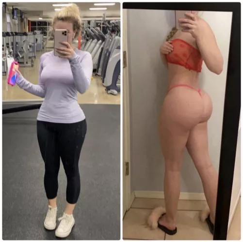 What the gym sees vs what you see 😜 [f] by realprettyangel