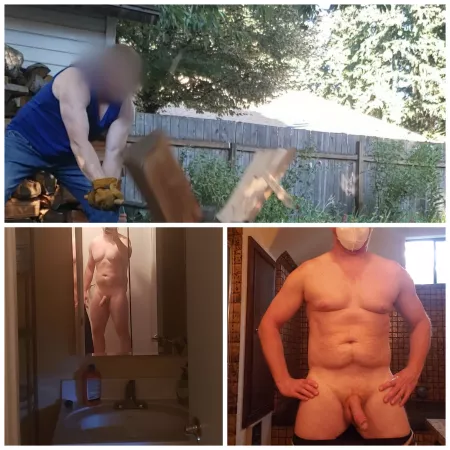 What the hell - down 40#, running and kept the muscle and tummy at 44. by gingersoulcollector