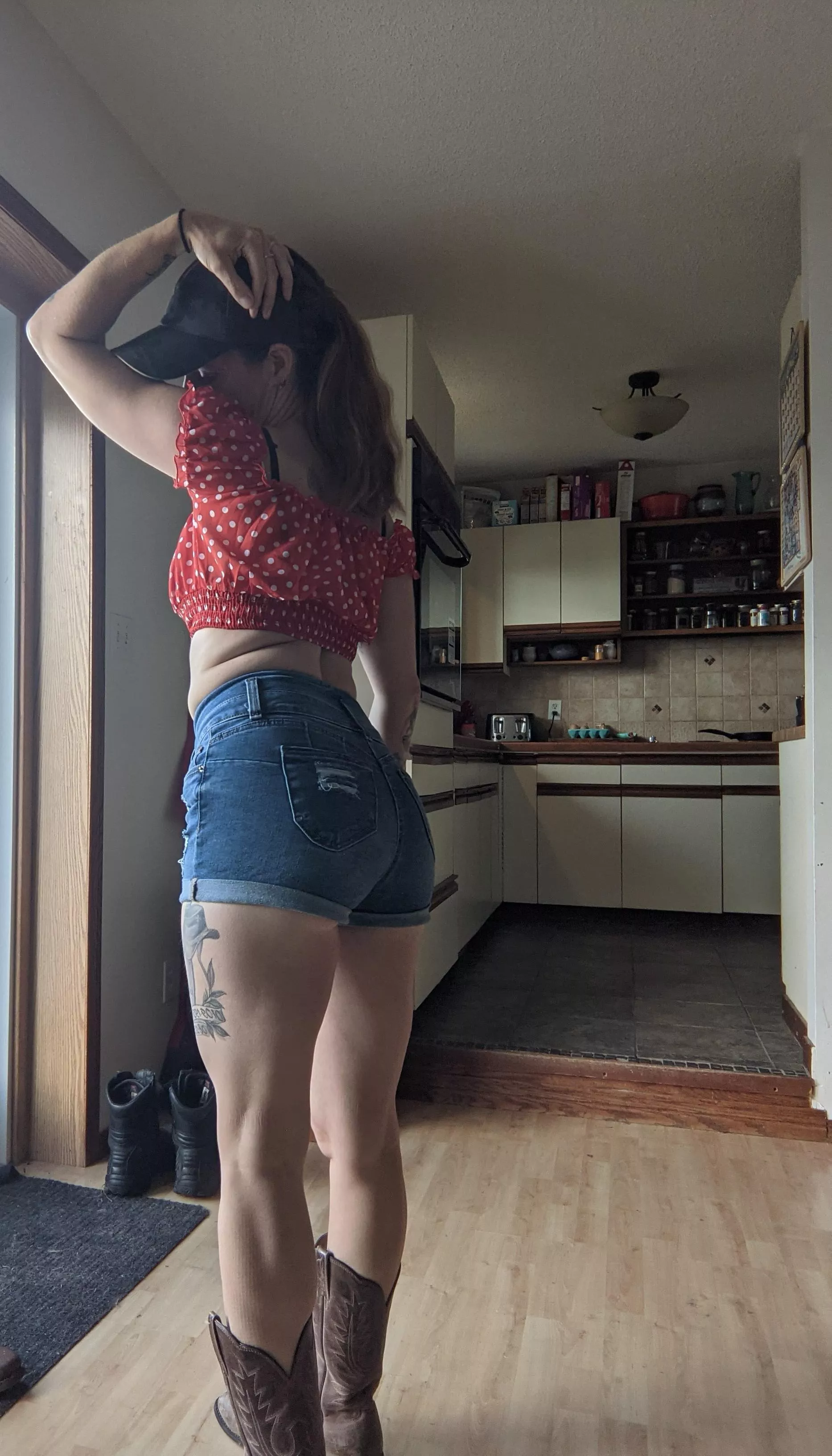 What will they think when I show up to roping in this? posted by fitmomma2015