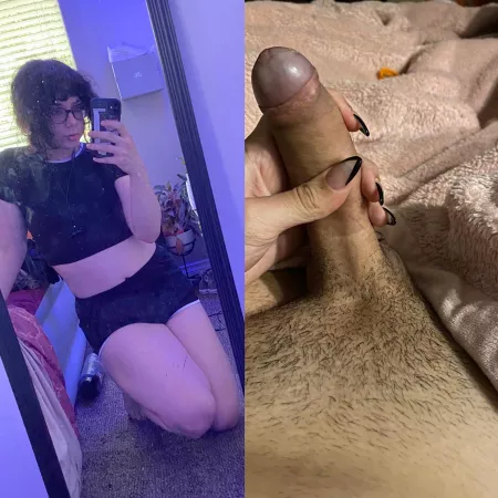 What would you do if this slipped out of my pjs? by NaughtyTgirls