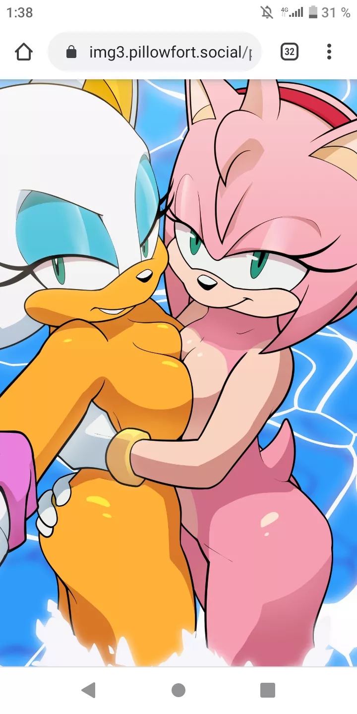 What would you do if you find Rouge and Amy naked in the streets? posted by Revolutionary_Hat685