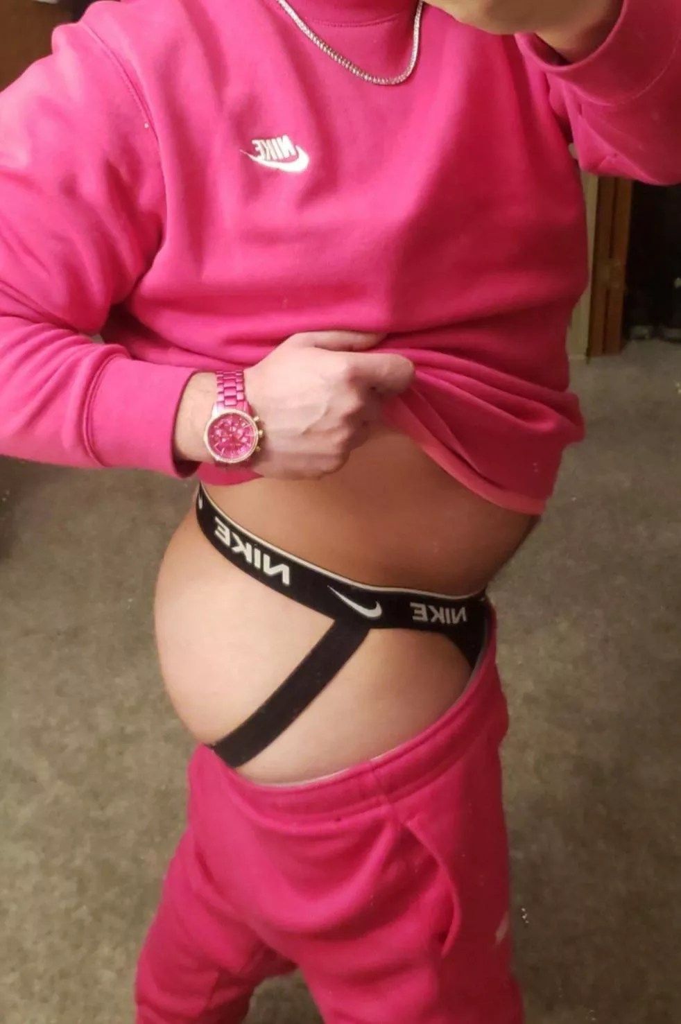 What would you do if you saw me walking around the locker room with my pants down? 😏 posted by hotbro420