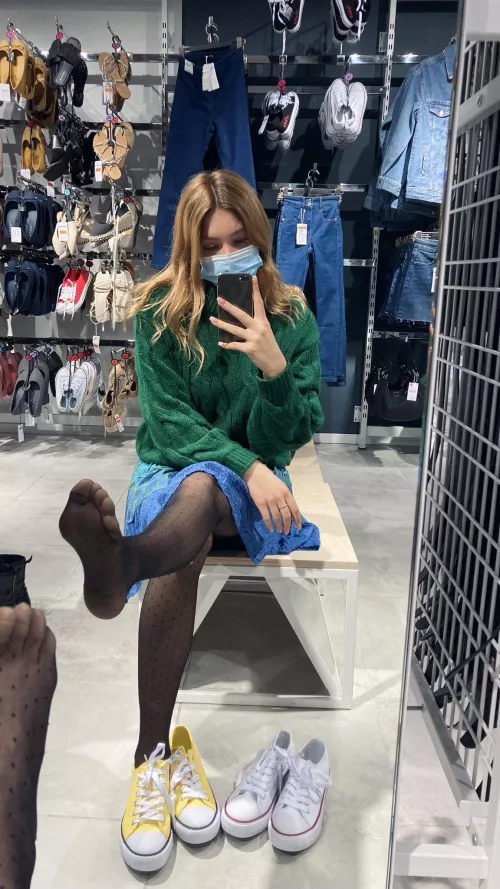 What would you do if you saw this while shopping ? by ChastitySlaveAddict