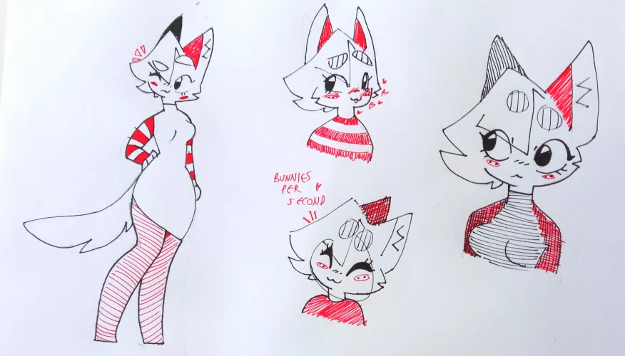 What would you name her? (art by me) by animablu