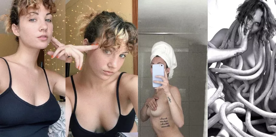 What would you rate her? AND what do you think her areola look like? Answer both to more of her! by NecessaryInstance255