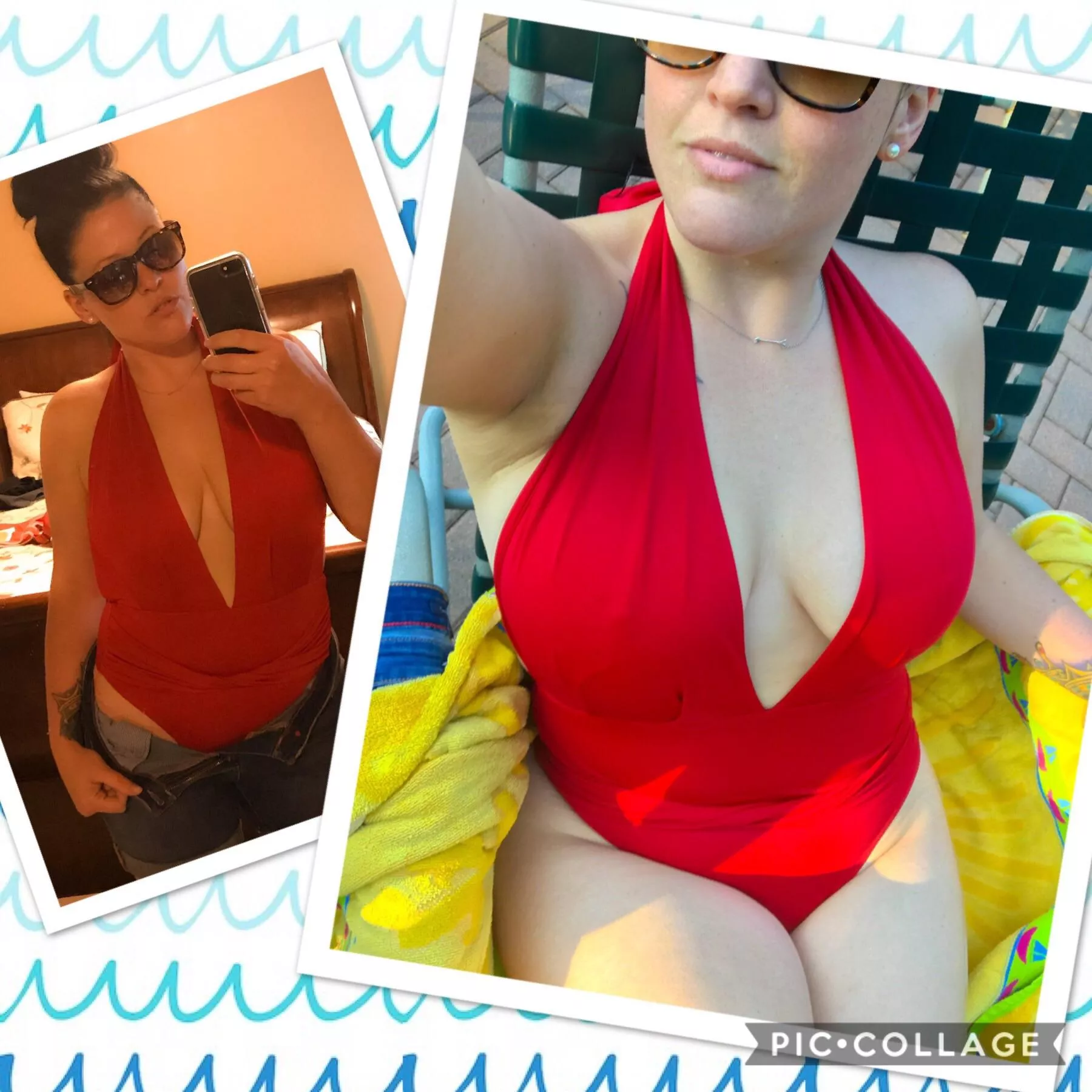 What would you say to me if you saw me at the pool? 😜🏊🏼‍♀️💦 posted by ChippyLipton