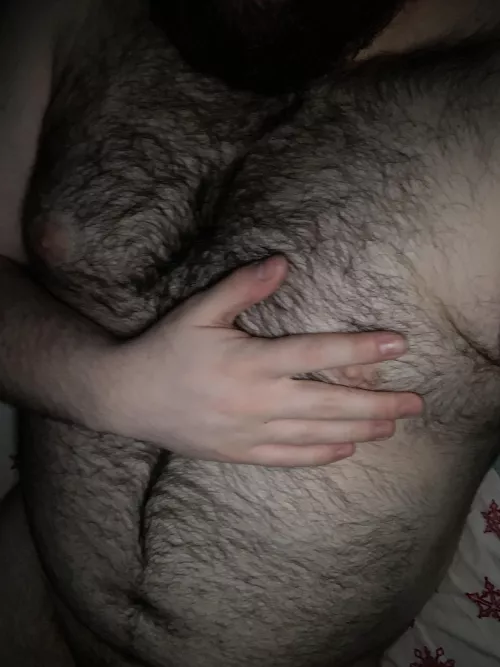 What would you think of laying your head on my chest while I stroke your cock? by throwawaygbeardaddy