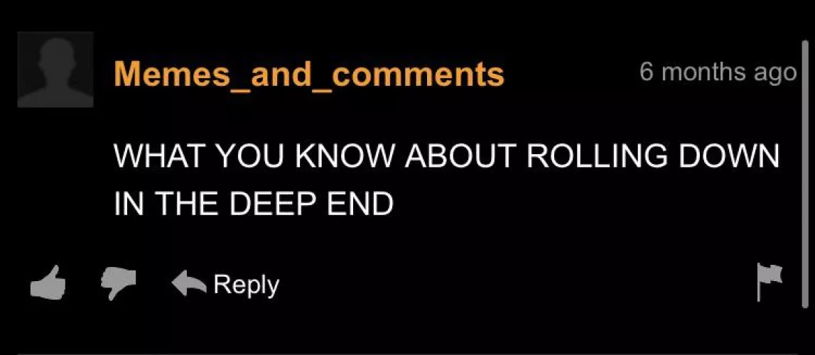 WHAT YOU KNOW ABOUT ROLLING DOWN IN THE DEEP WHEN YOUR BRAIN GOES NUMB YOU CAN CALL THAT MENTAL FREEZE!!!! by Cursed_meme9