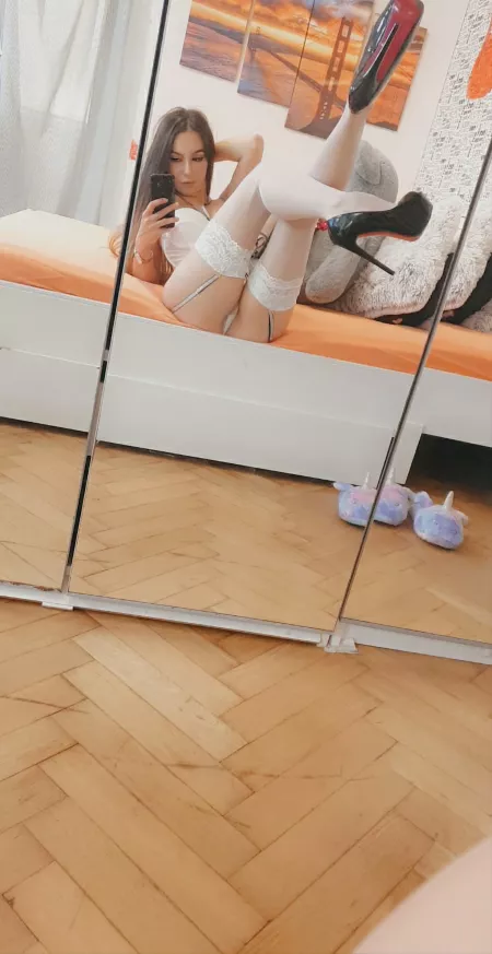 What you think about white stockings? by MelissaBlake69