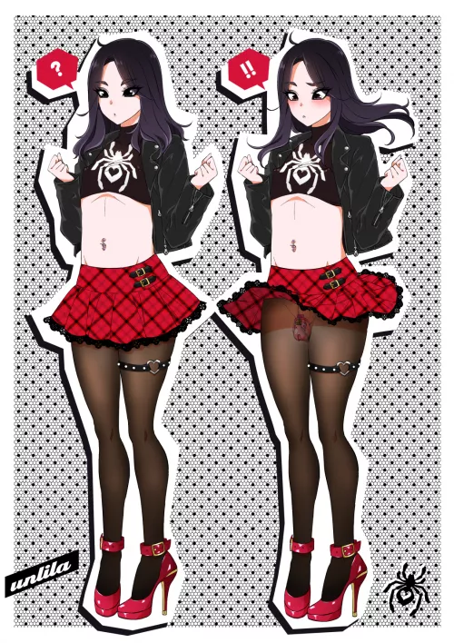 What's he got underneath (nagano rira) by BigMilfyGothFuta