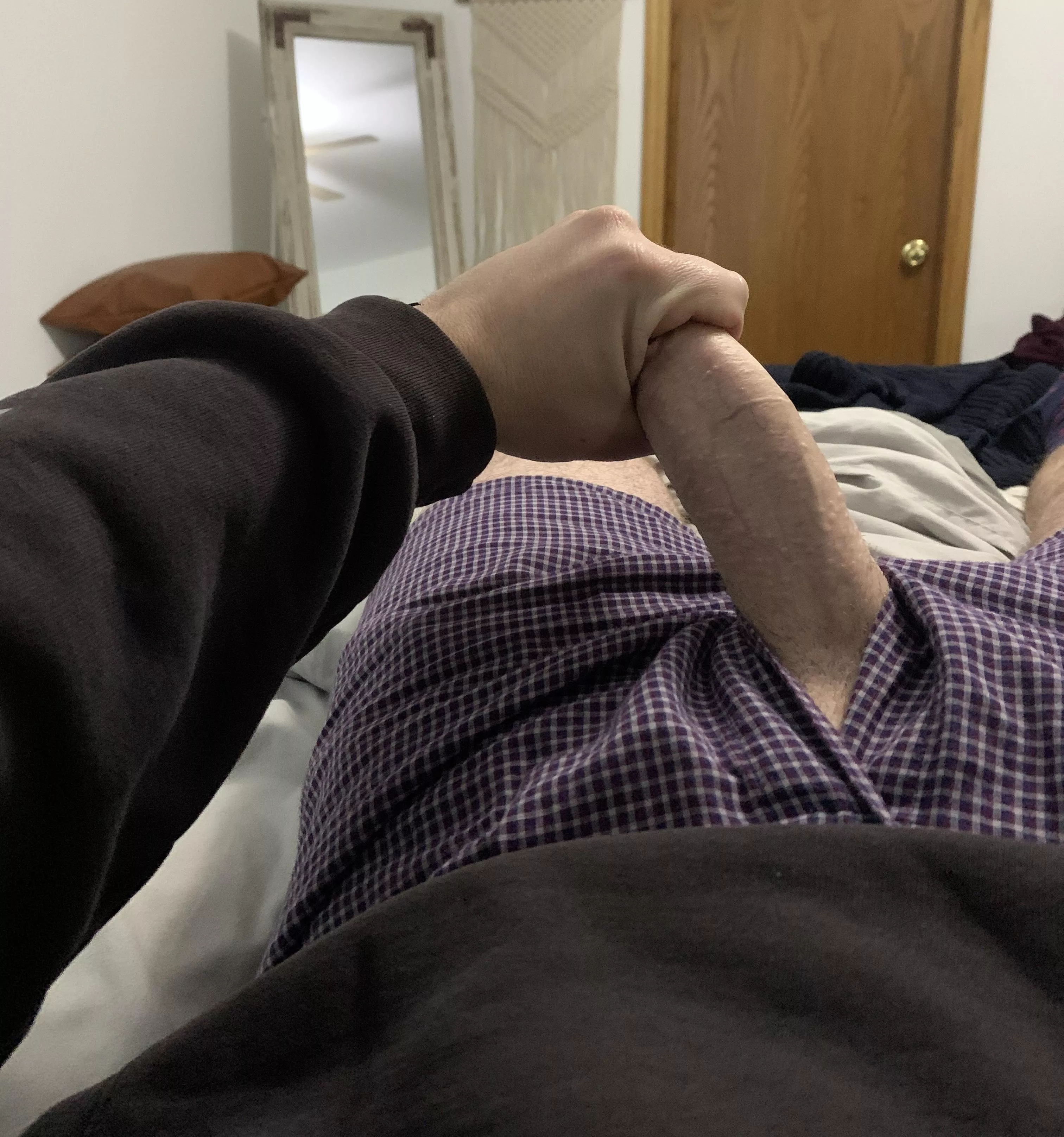 What’s long, fat, and as thick as your wrist? 😈 posted by Unlikely-Club23