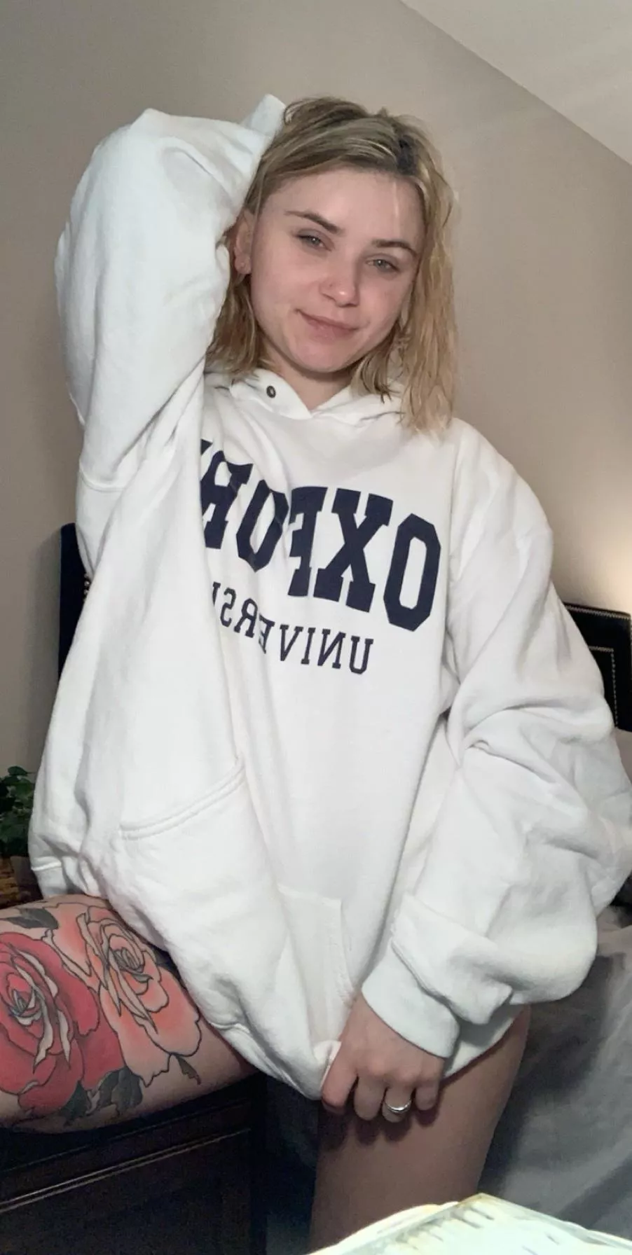 whats under my sweatshirt? posted by hannahdgaf5