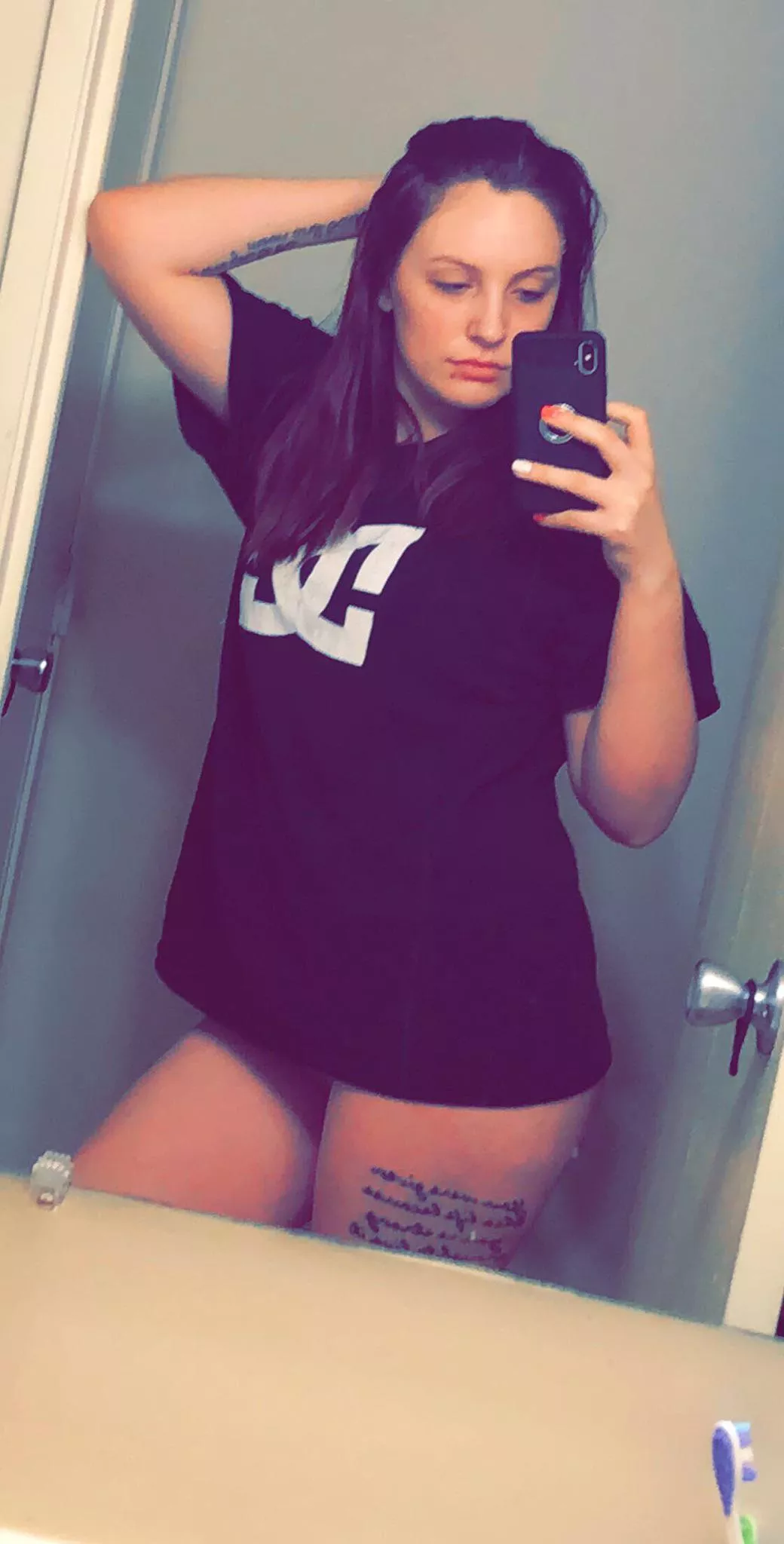 What's underneath the T-shirt? posted by Sammy_Bambina