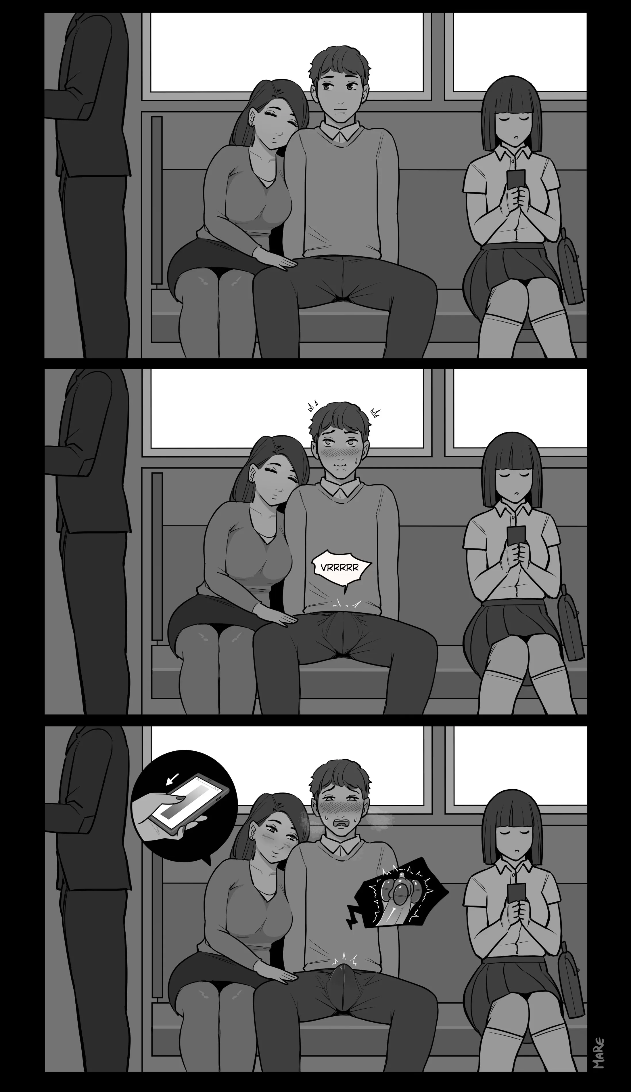 What's wrong my love? Something going on downstairs? (Art by @mare_ten) posted by ipodman12346