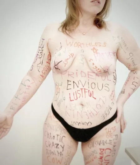 When a church girl goes submissive, the body art goes awry by Vegetable-Manager-45