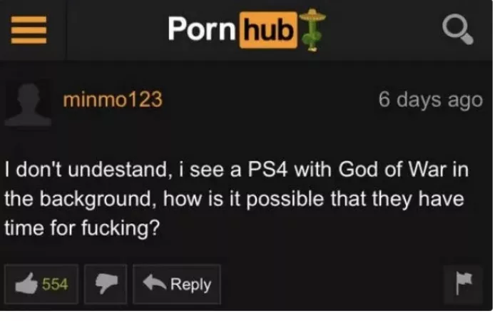 when a gamer joined Pornhub by sksking
