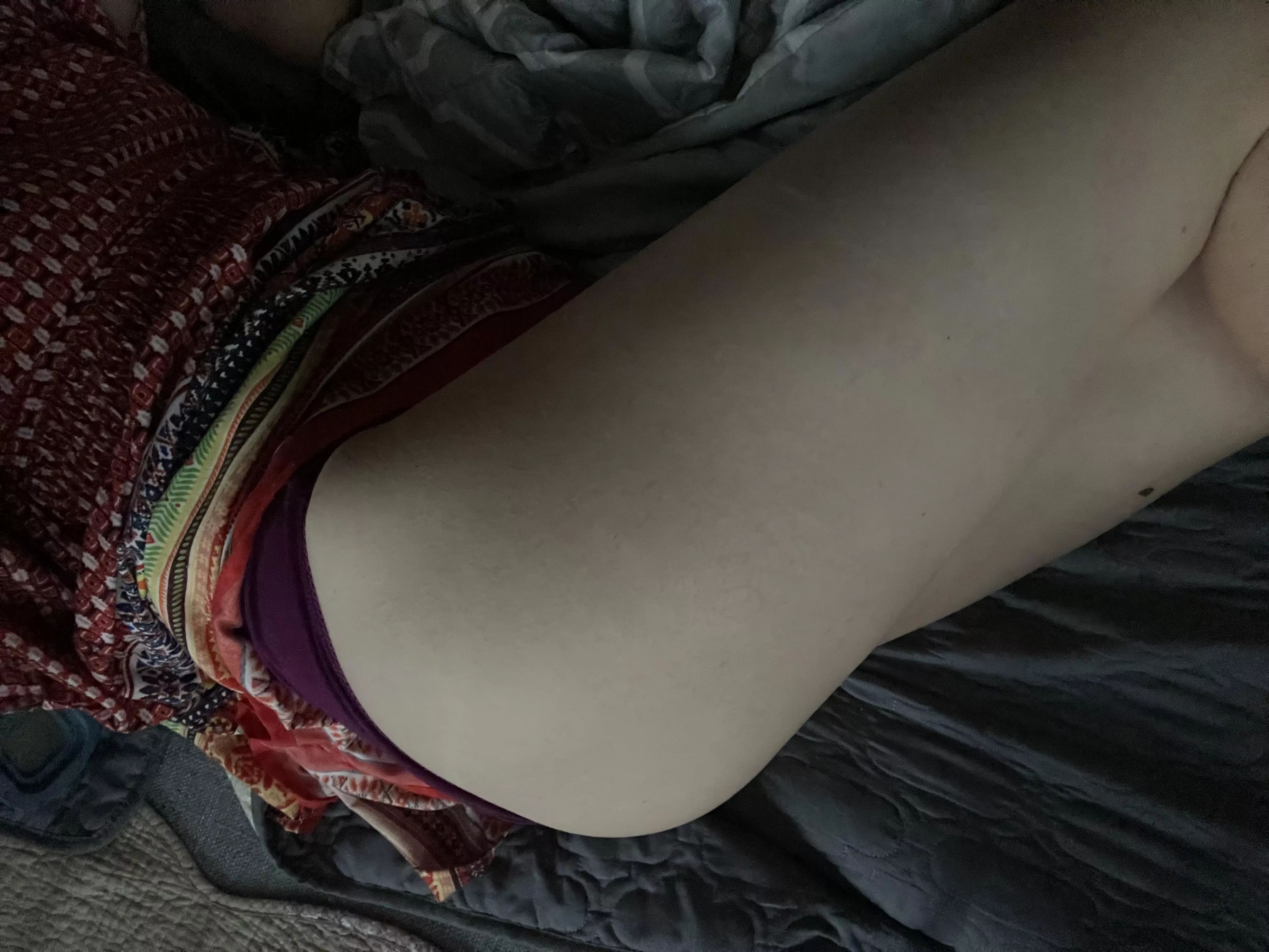 When I forget to strip before getting into bed… posted by Curious_Contact2002