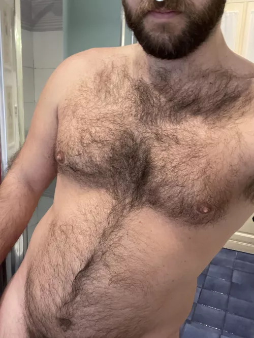 When i was 21 I barely had chest hair, i'm 35 now and look at this carpet! Don't lose hope kids