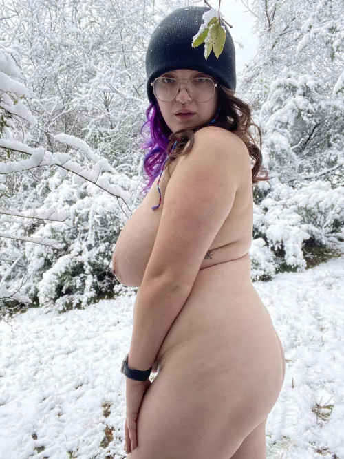 When it snows in Arkansas, you get naked in the snow ❄️ by brattybabygirl95