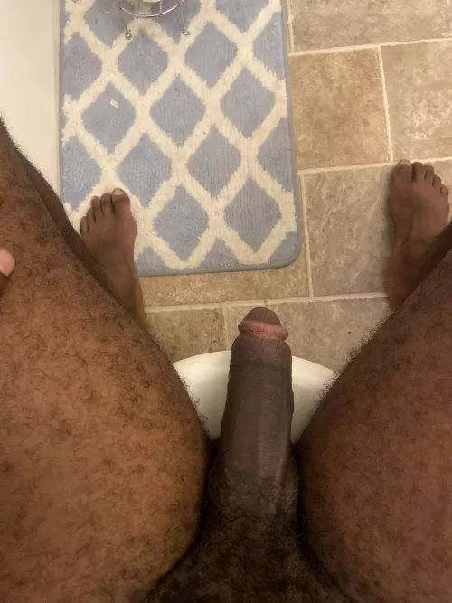 When people ask “do you let it hang in toilet or sit on the seat” 🙃 by IGot-9onme