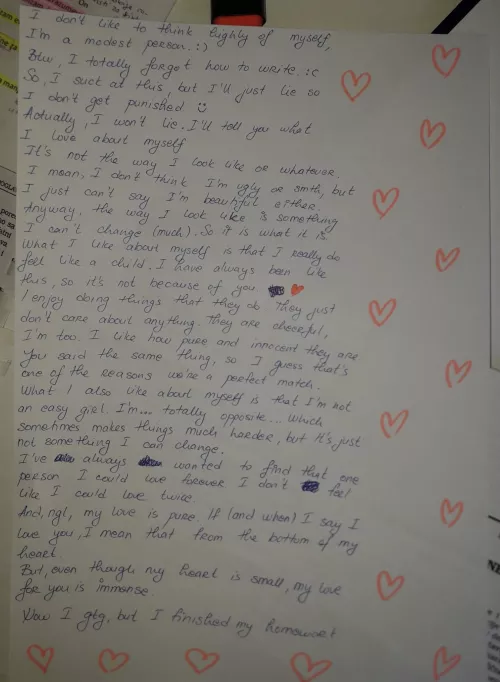 When she misbehaves, she has to write a love letter or get punished 🥰 by Lolitas-Adore-Me