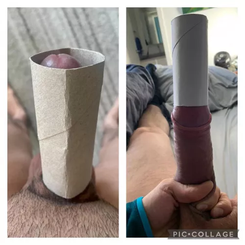 When straight(ish) buds get horny and compare. One’s clearly the alpha! by BroyBroy