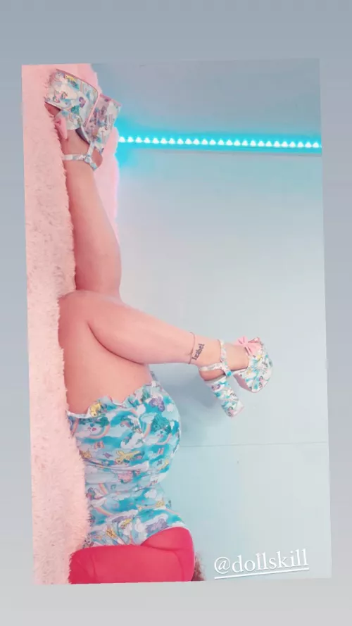 When the heels match the dress by yasscinnamonspice