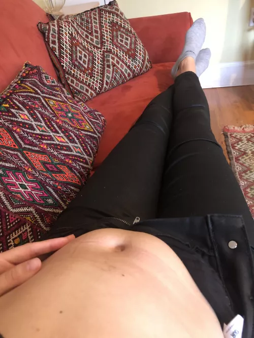 When the pants are getting a little tight so you take an afternoon unbutton break… by gypsy_jolene