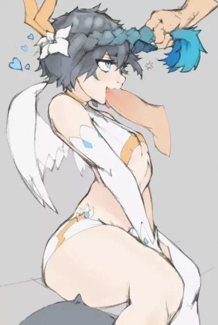 When they puff their chest out like this, you know they’re yours. by osayo115