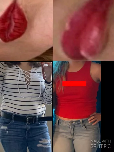 When they wear the same lipstick! Oh my? by doorsopen33