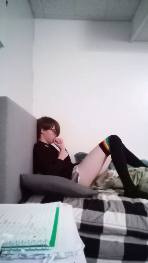 When those thoughts come in.. >////< by Blu-Bunny-Jalis