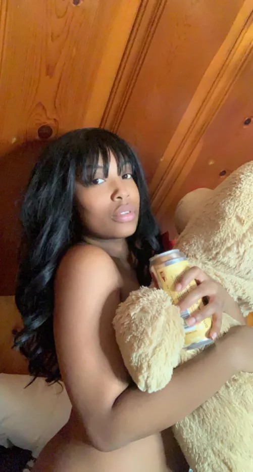 When you don’t feel like going out, bring out the bear & beers! by faithinlexxx