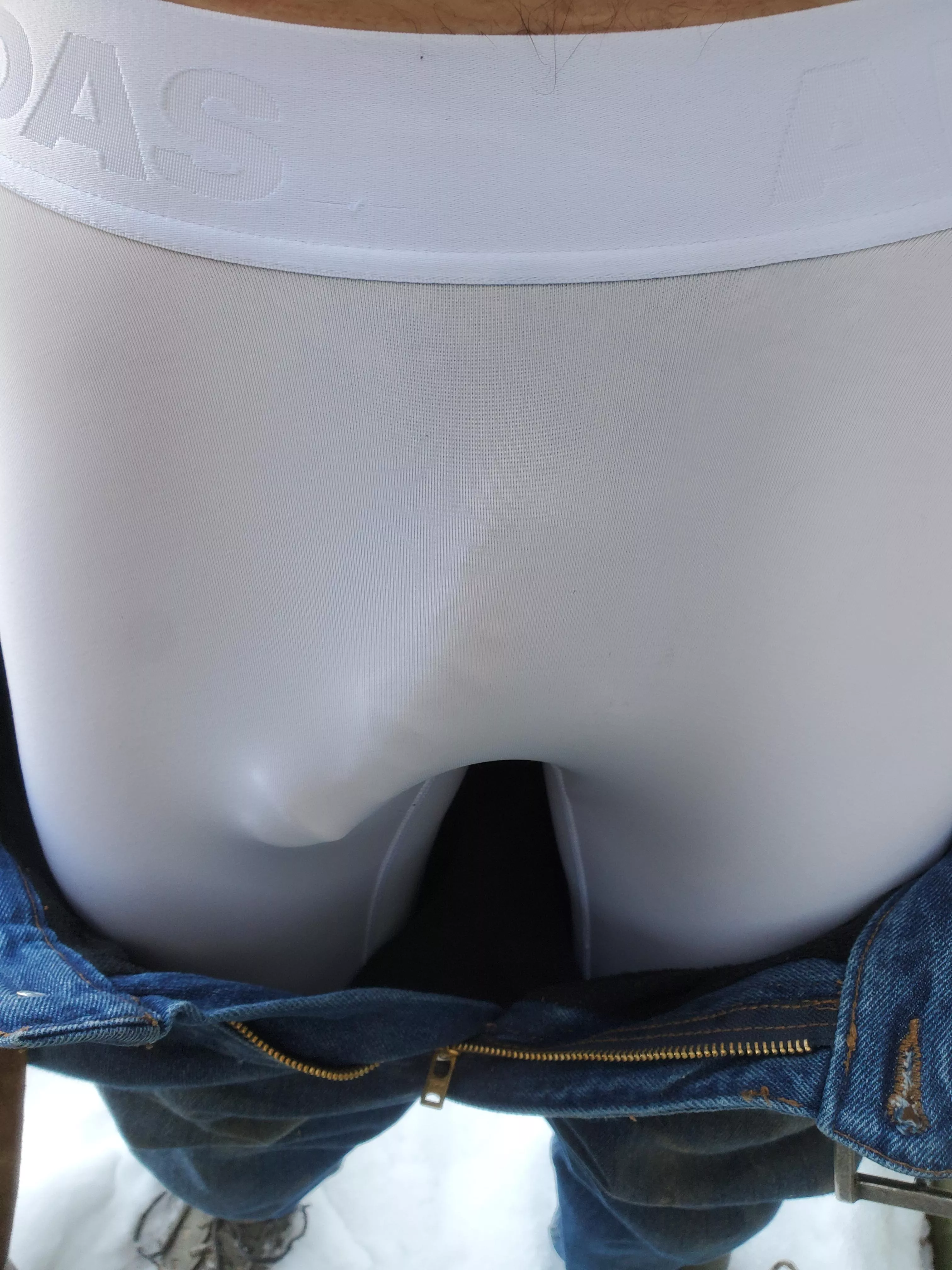 When you get a hard on in your tights and you gotta let people observe 😏 posted by TheIncredibulge