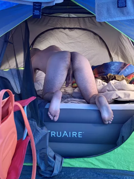 when you take your bottom camping by lust4likes