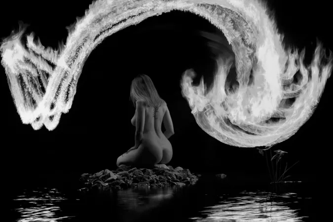 When you think of me, you should think of fire. Rising from the ashes, again and again... by me_allbi