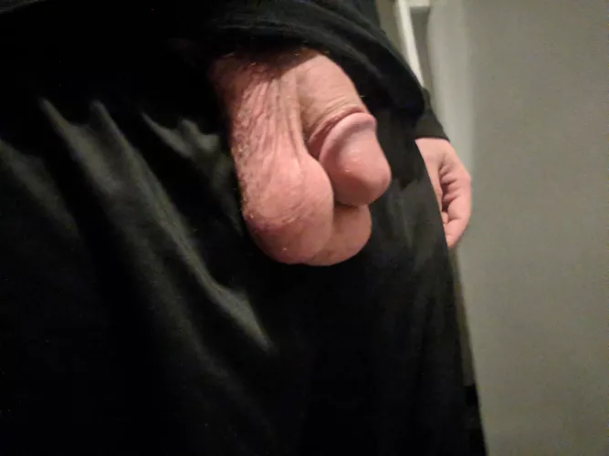 When your cock hangs lower than your balls by pineconecollector