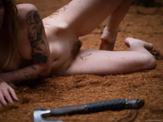 When your hair is covered in pine needles days later by wegonaked