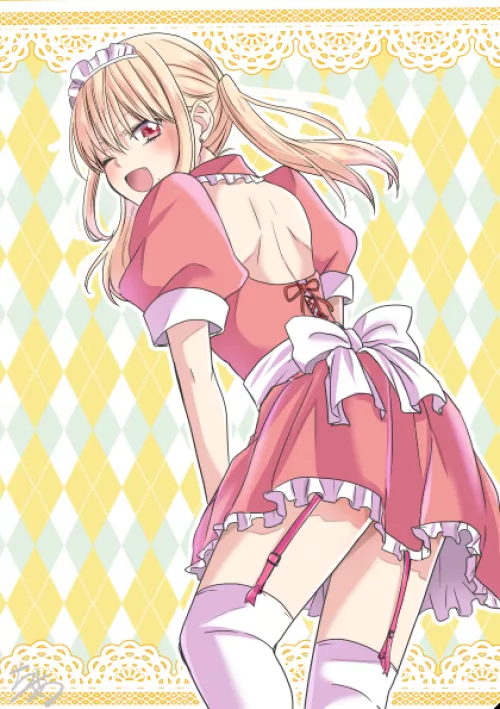 When your (seme) bf dresses as a maid to cheer you up by pedoro_pedoro