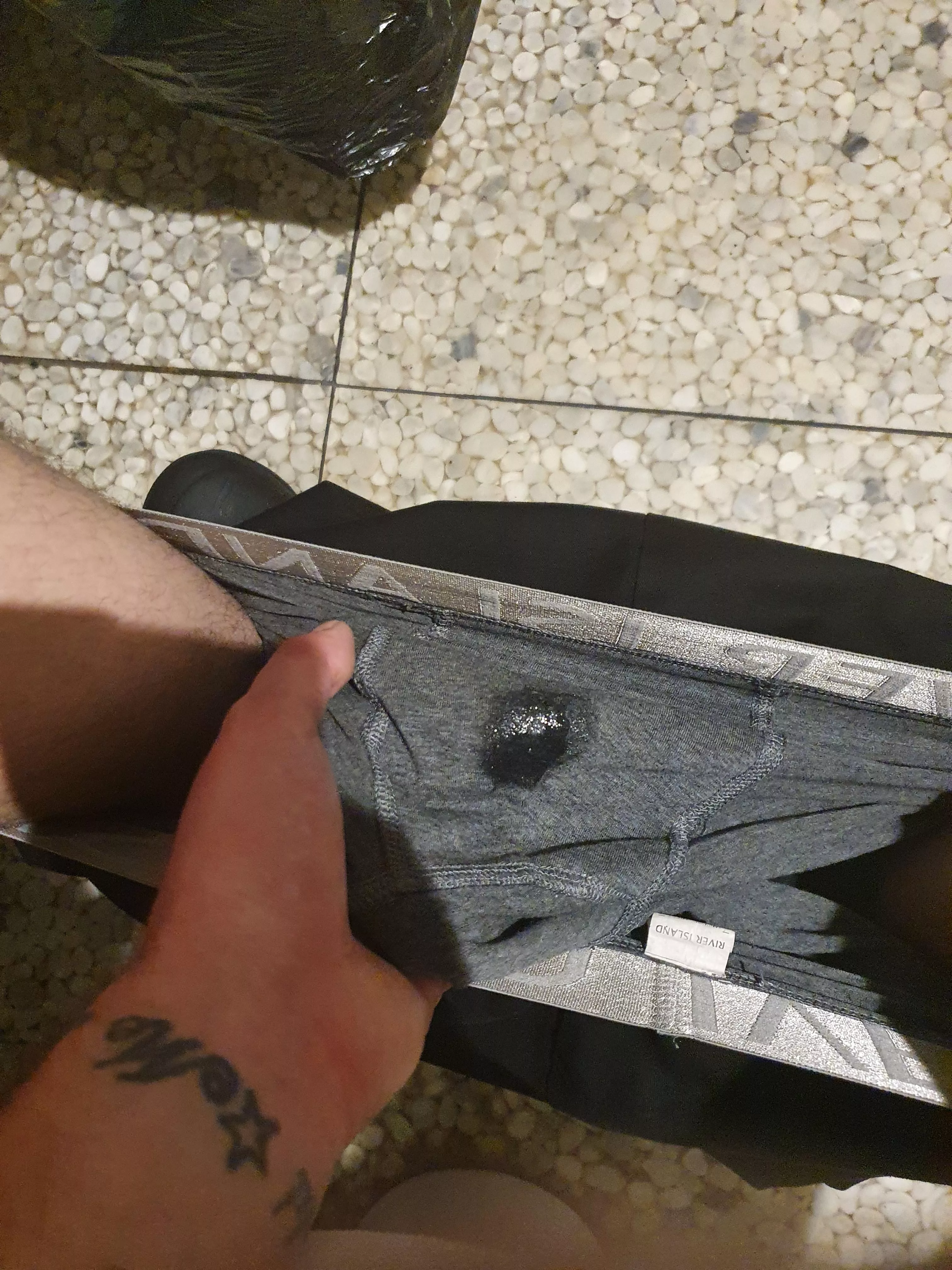 When your sex drive is always at 100 your boxers look like this a lot 🙈 posted by sliderswithsocks