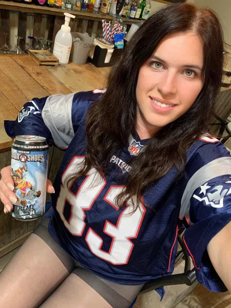 When your team sucks, drink and take pics 🍻😕🏈 by Granitestaterxxx