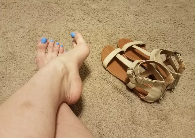 Where do you want to cum? On my toes or in my sandals? by Countessdunne