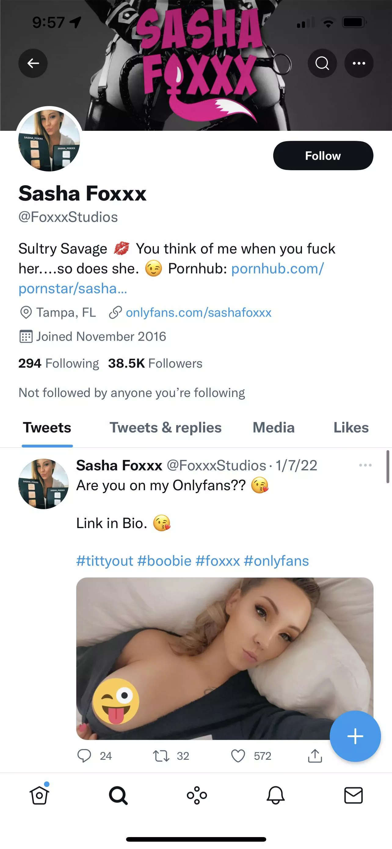 Where is Sasha? Not active on Twitter or her onlyfans…anyone know? posted by Plenty-Half-7944