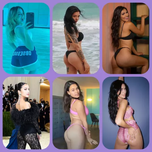 Which ass are you pounding? Addison Rae, Bella Poarch, Mikala Pascal, Olivia Rodrigo, Sofia Gomez or Dua Lipa by Gengar1747