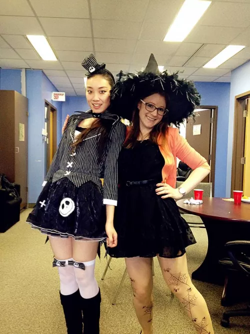 Which Halloween office slut is getting your cum? by FaceFuckFapper