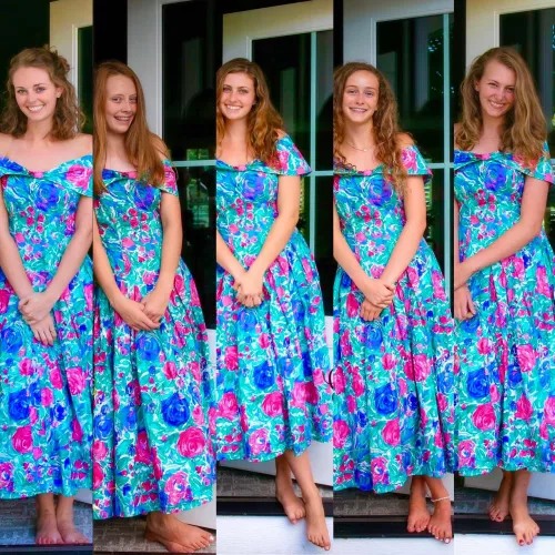 Which one of these barefoot bridesmaids you striping off their dress after the wedding? 🌸 [5] by Solez77