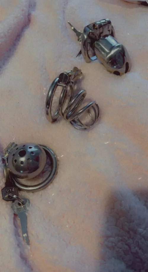 Which one should I wear? Just got them from my gf 🥰 by LittleSubLexi