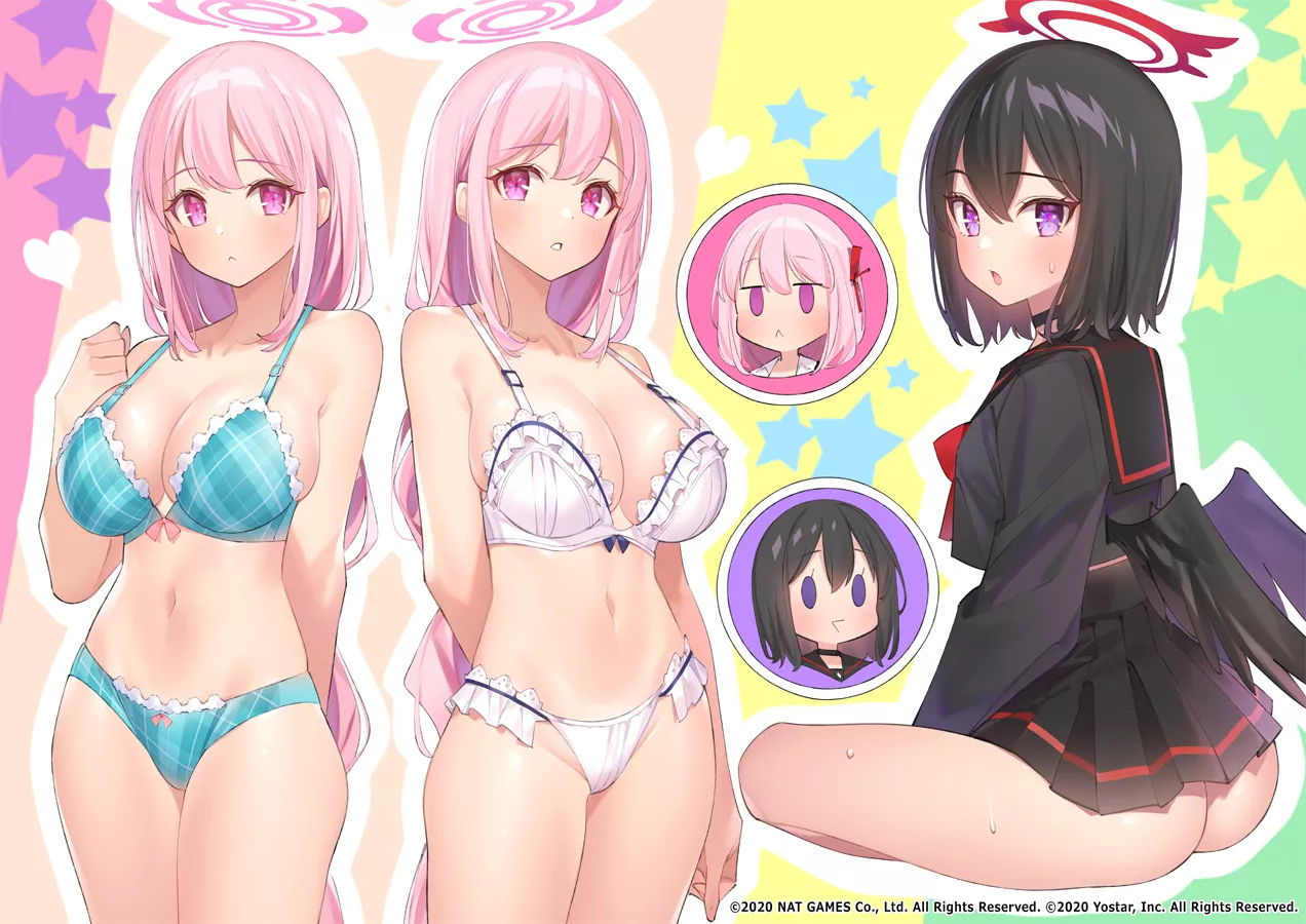 Which one u prefer [Blue Archive] by (popqn) posted by Faoovo